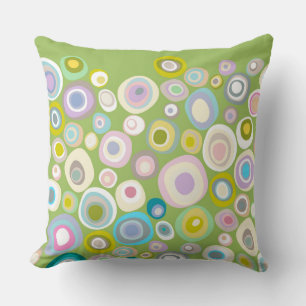spring spot green cushion