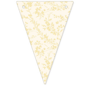 Spring Sprigs Buttercream - Neutral Bunting