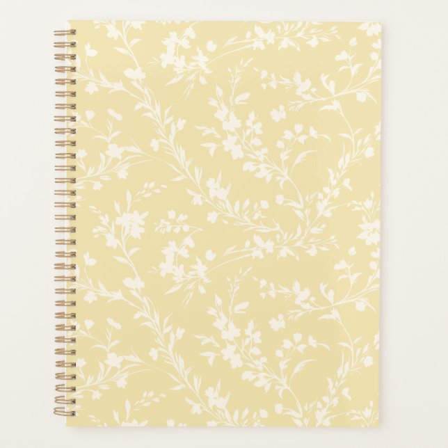 Spring Sprigs Neutral - Buttercream Planner (Front)