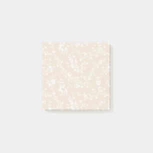 Spring Sprigs Neutral - Soft Linen Post-it Notes