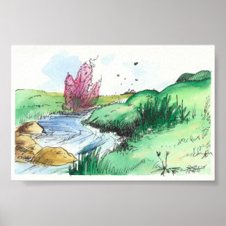 Spring Stream Poster