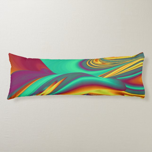 Spring Summer Autumn Flowers Magic Body Cushion (Front)