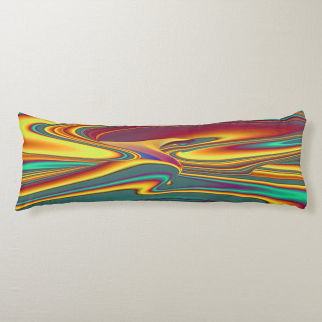 Spring Summer Autumn Flowers Magic Body Cushion (Front)