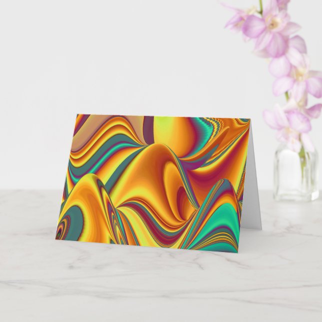 Spring Summer Autumn Flowers Magic Card (Orchid)