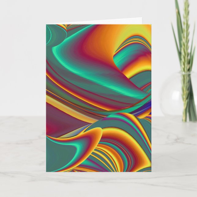 Spring Summer Autumn Flowers Magic Card (Front)