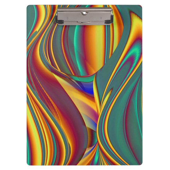 Spring Summer Autumn Flowers Magic Clipboard (Front)
