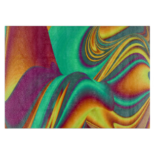 Spring Summer Autumn Flowers Magic Cutting Board