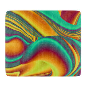 Spring Summer Autumn Flowers Magic Cutting Board