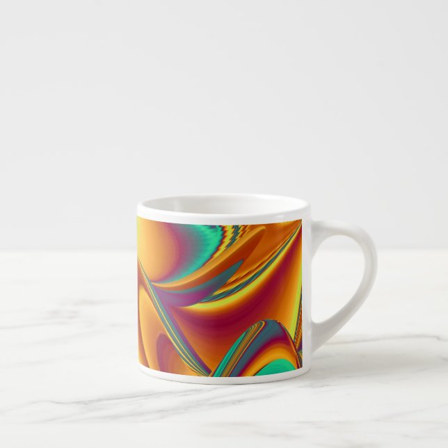 Spring Summer Autumn Flowers Magic Espresso Cup (Right)