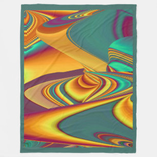 Spring Summer Autumn Flowers Magic Fleece Blanket