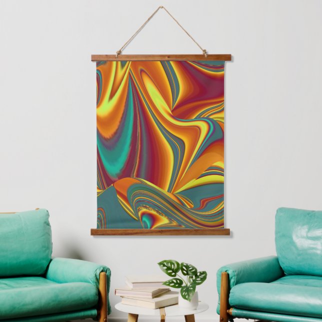 Spring Summer Autumn Flowers Magic Hanging Tapestry (Living Room)