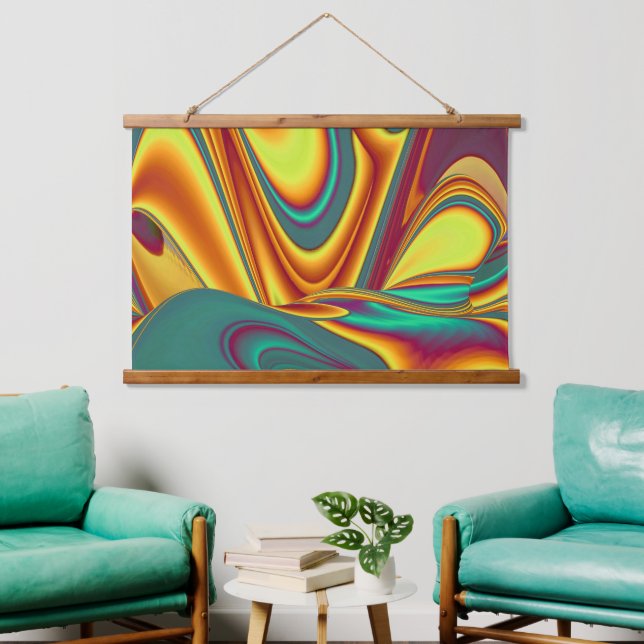 Spring Summer Autumn Flowers Magic Hanging Tapestry (Living Room)
