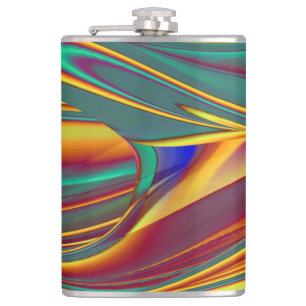 Spring Summer Autumn Flowers Magic Hip Flask