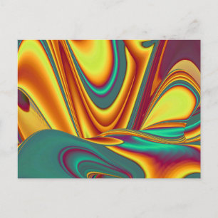 Spring Summer Autumn Flowers Magic Holiday Postcard