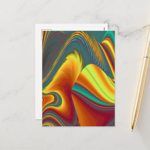 Spring Summer Autumn Flowers Magic Holiday Postcard