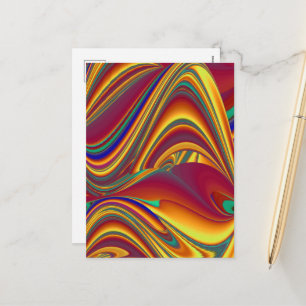 Spring Summer Autumn Flowers Magic Holiday Postcard