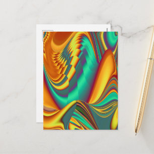 Spring Summer Autumn Flowers Magic Holiday Postcard