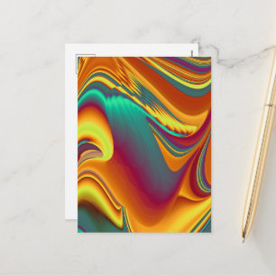 Spring Summer Autumn Flowers Magic Holiday Postcard