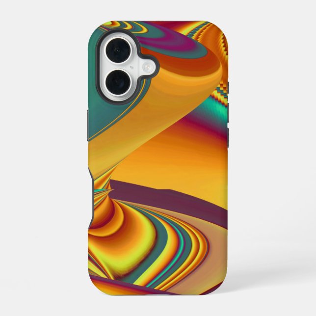 Spring Summer Autumn Flowers Magic iPhone 16 Case (Back)