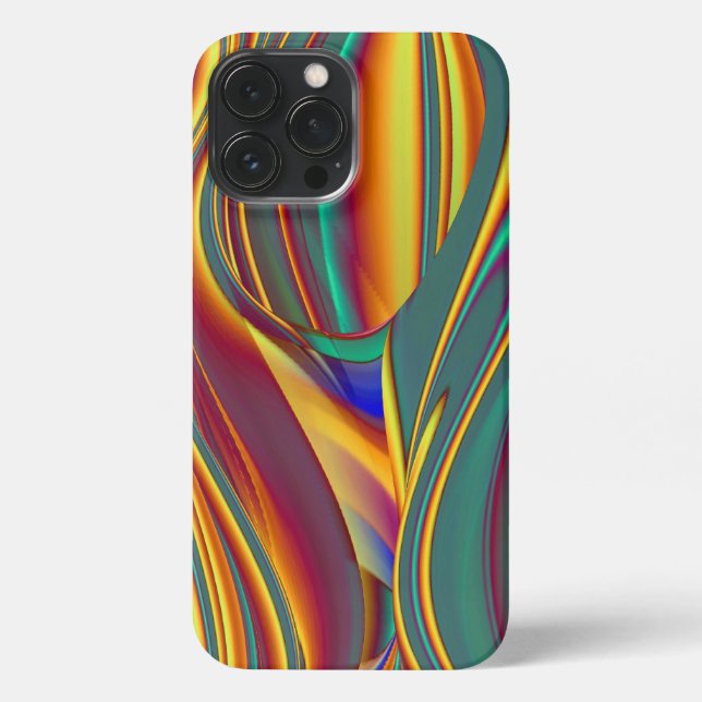 Spring Summer Autumn Flowers Magic iPhone Case (Back)