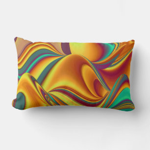 Spring Summer Autumn Flowers Magic Lumbar Cushion