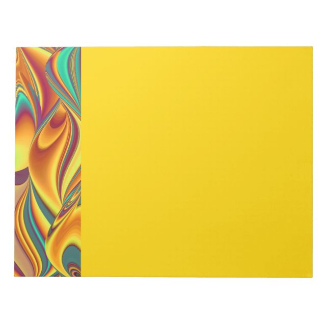 Spring Summer Autumn Flowers Magic Notepad (Front)