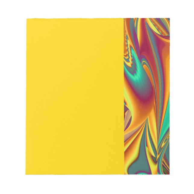 Spring Summer Autumn Flowers Magic Notepad (Front)
