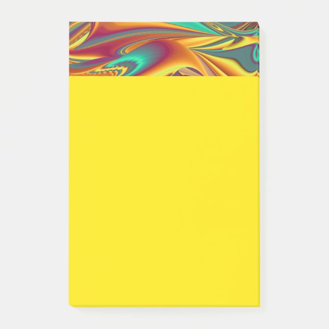 Spring Summer Autumn Flowers Magic Post-it Notes (Front)