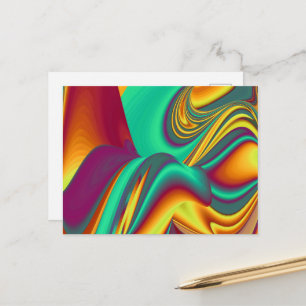 Spring Summer Autumn Flowers Magic Postcard