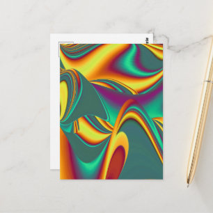 Spring Summer Autumn Flowers Magic Postcard