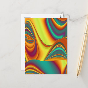 Spring Summer Autumn Flowers Magic Postcard