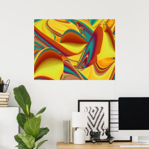 Spring Summer Autumn Flowers Magic Poster
