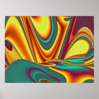 Spring Summer Autumn Flowers Magic Poster