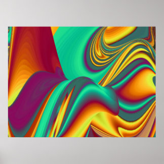 Spring Summer Autumn Flowers Magic Poster