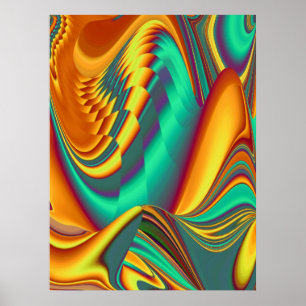 Spring Summer Autumn Flowers Magic Poster