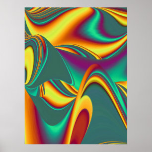 Spring Summer Autumn Flowers Magic Poster
