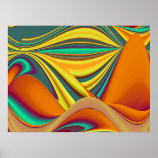 Spring Summer Autumn Flowers Magic Poster