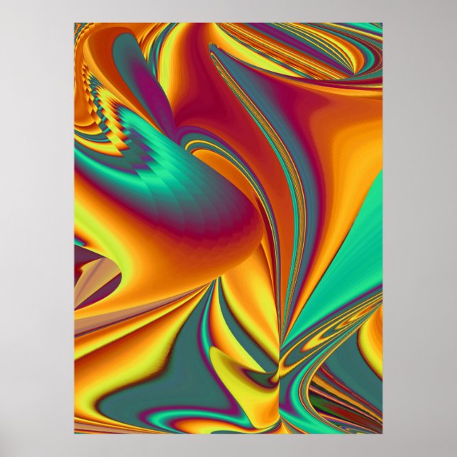 Spring Summer Autumn Flowers Magic Poster (Front)