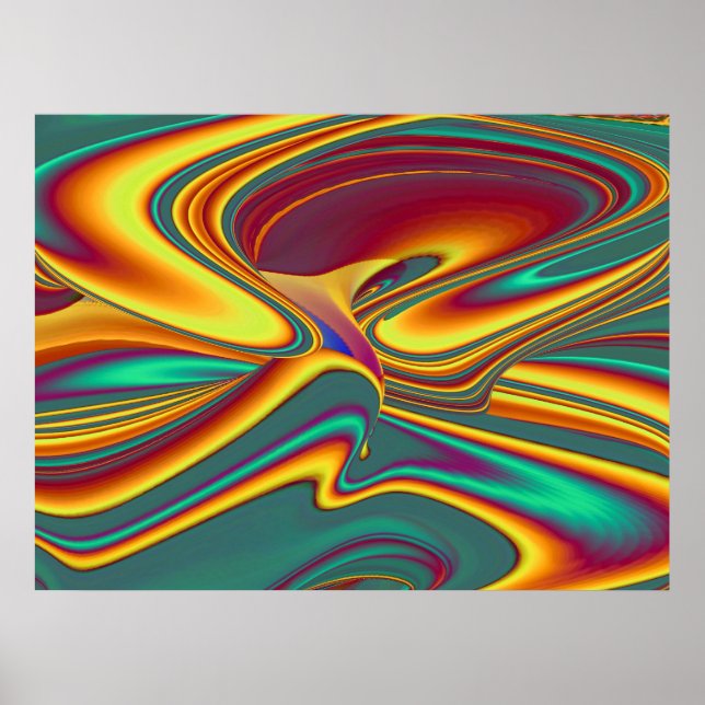 Spring Summer Autumn Flowers Magic Poster (Front)