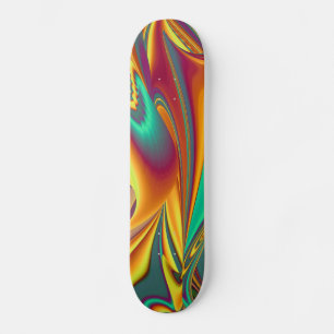 Spring Summer Autumn Flowers Magic Skateboard