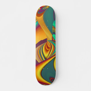 Spring Summer Autumn Flowers Magic Skateboard