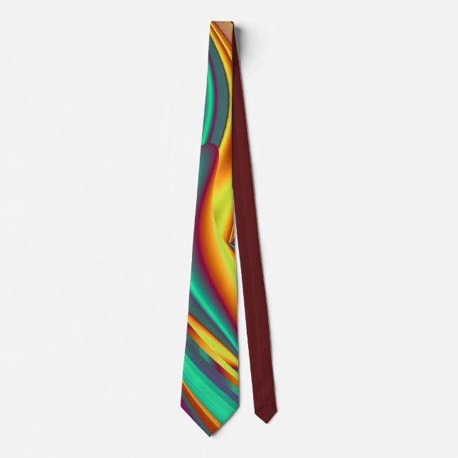 Spring Summer Autumn Flowers Magic Tie (Front)