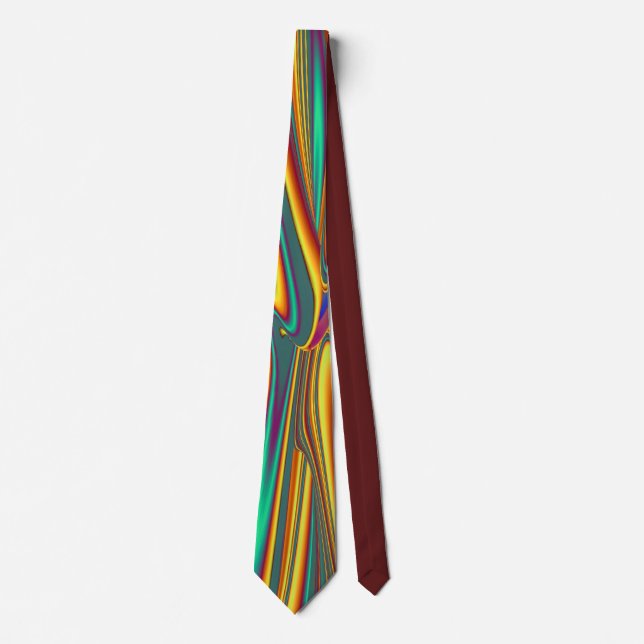 Spring Summer Autumn Flowers Magic Tie (Front)