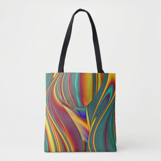 Spring Summer Autumn Flowers Magic Tote Bag (Front)