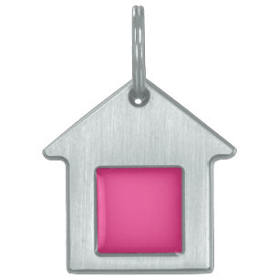 Spring Summer Colour Beetroot Purple Pet ID Tag