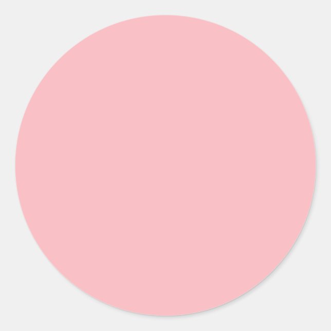 Spring Summer Colour Crystal Rose Classic Round Sticker (Front)