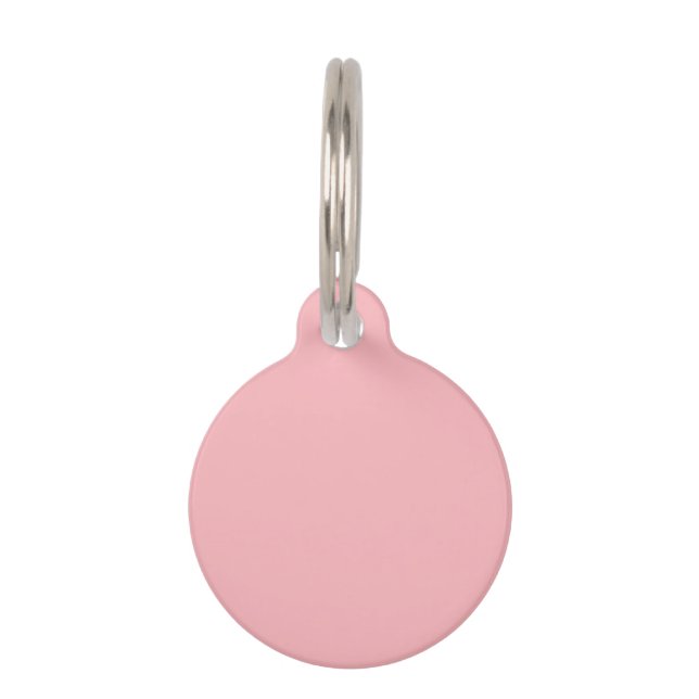 Spring Summer Colour Crystal Rose Pet Tag (Front)