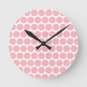 Spring Summer Colour Crystal Rose Round Clock