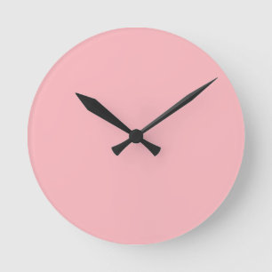 Spring Summer Colour Crystal Rose Round Clock