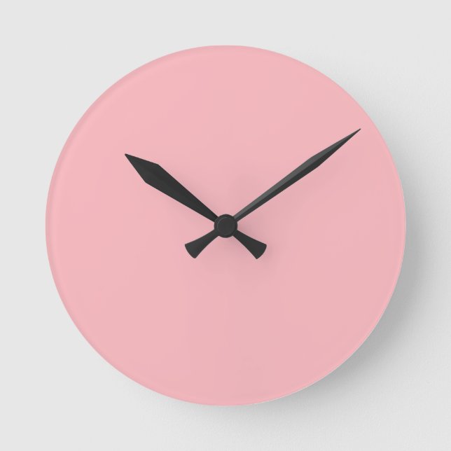 Spring Summer Colour Crystal Rose Round Clock (Front)